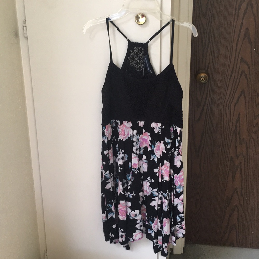 AE crochet floral dress